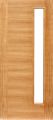 Iekšdurvis KLASIKA-2 O, 2000x700 ozols ar vertikālo stiklu